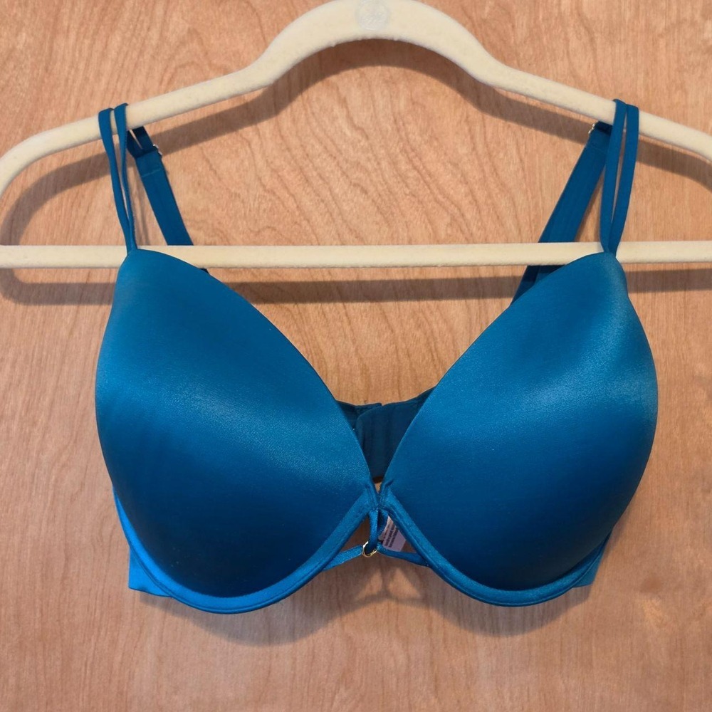 Victorias Secret Bombshell Add-2-Cups Push Up Bra 34G Green Mystique 422002